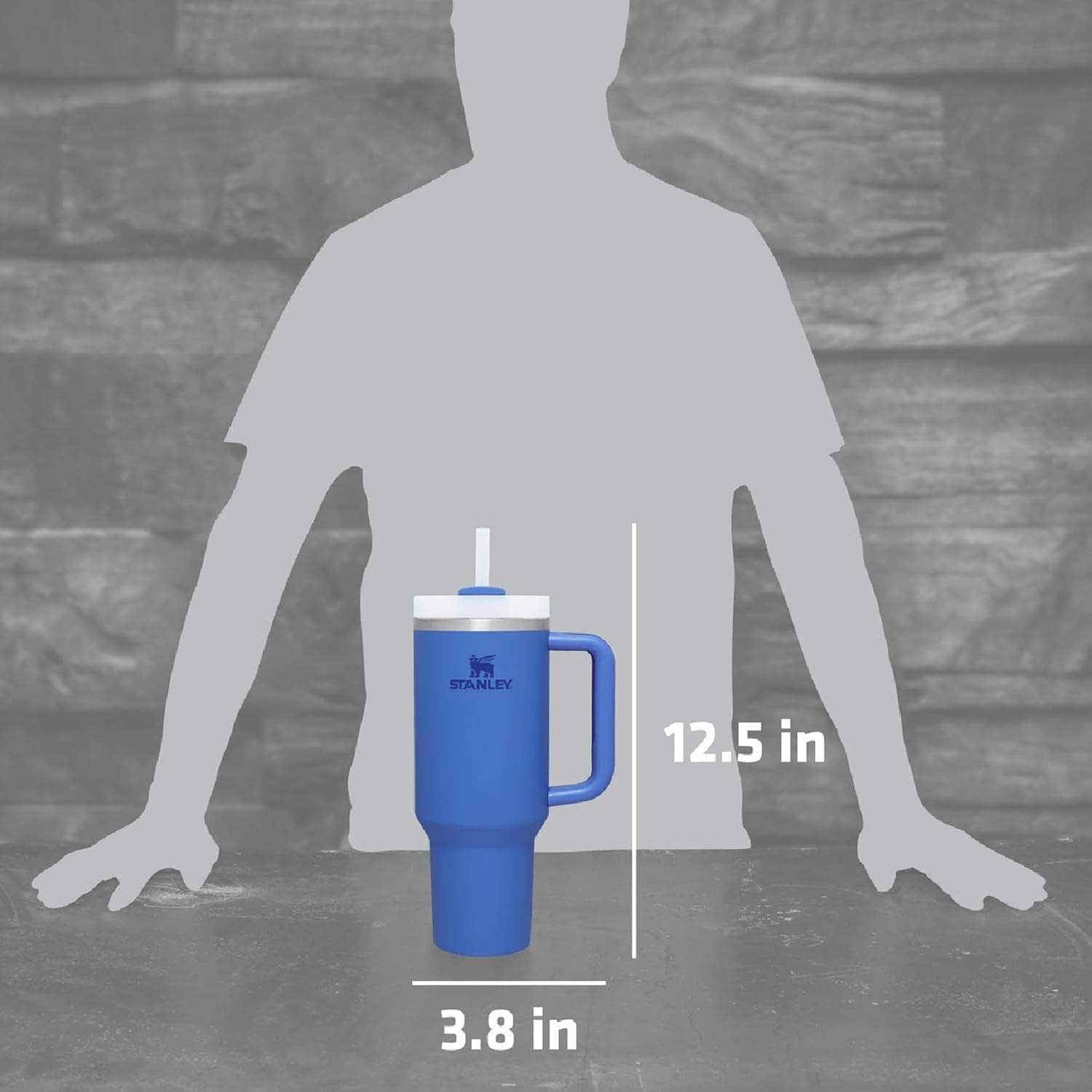 image:imageSTANLEY Halloween Quencher H20 Flow State Tumbler 20 oz Black MagicIris