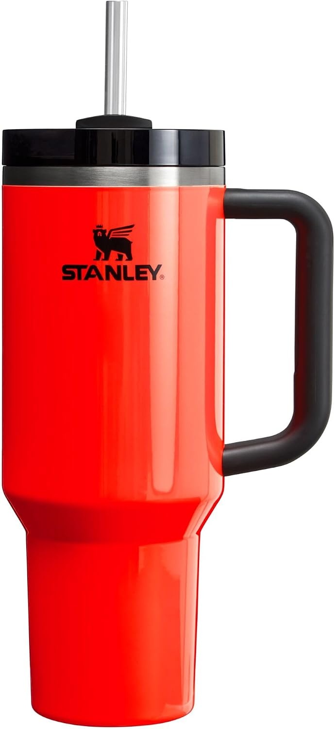 image:imageSTANLEY Halloween Quencher H20 Flow State Tumbler 20 oz Black MagicNeon Orange
