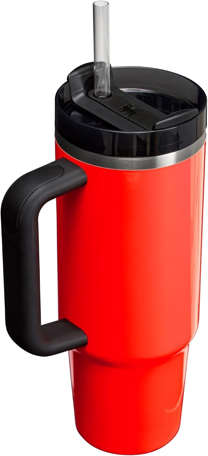 image:imageSTANLEY Halloween Quencher H20 Flow State Tumbler 20 oz Black MagicNeon Orange