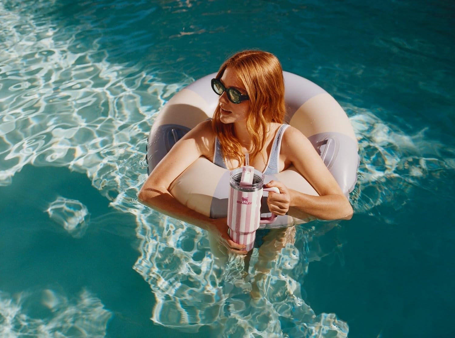 image:imageSTANLEY Halloween Quencher H20 Flow State Tumbler 20 oz Black MagicPeach Whip Cabana Gloss