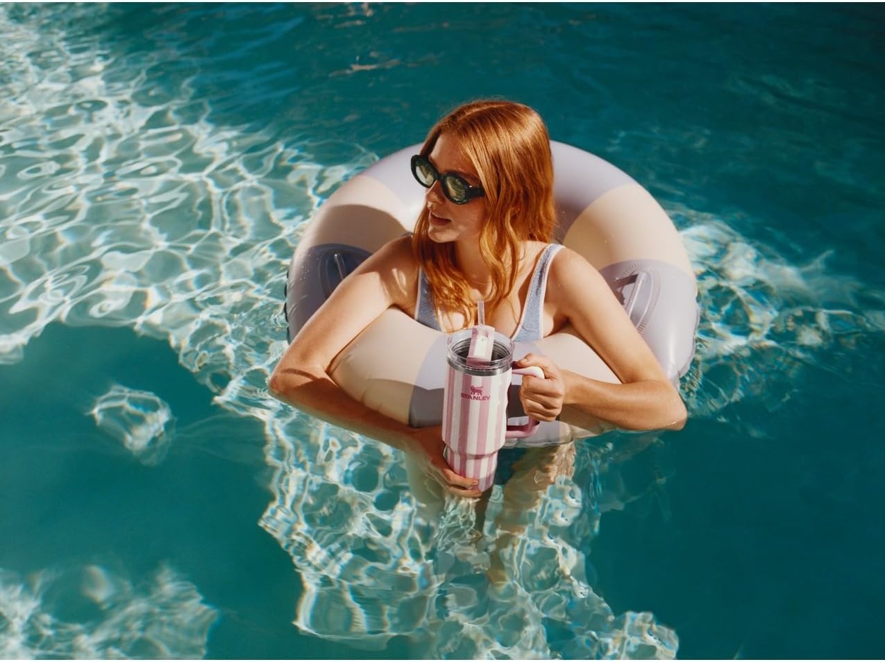 image:imageSTANLEY Halloween Quencher H20 Flow State Tumbler 20 oz Black MagicPeach Whip Cabana Gloss
