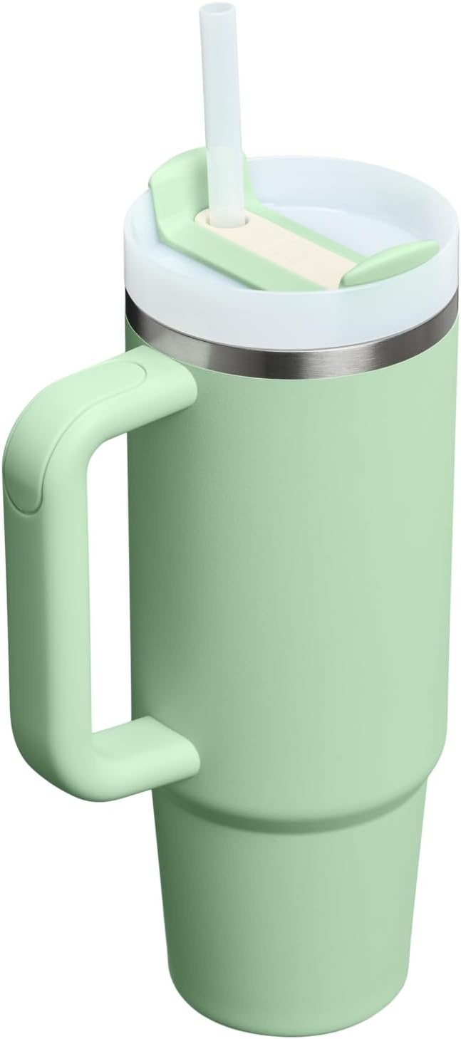 image:imageSTANLEY Halloween Quencher H20 Flow State Tumbler 20 oz Black MagicPistachio