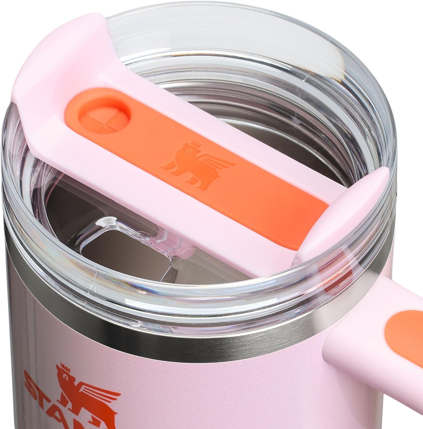 image:imageSTANLEY Halloween Quencher H20 Flow State Tumbler 20 oz Black MagicRose Petal Shimmer