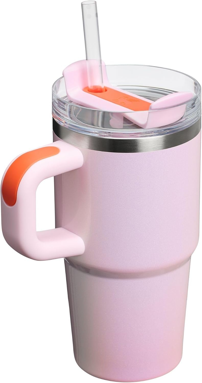 image:imageSTANLEY Halloween Quencher H20 Flow State Tumbler 20 oz Black MagicRose Petal Shimmer