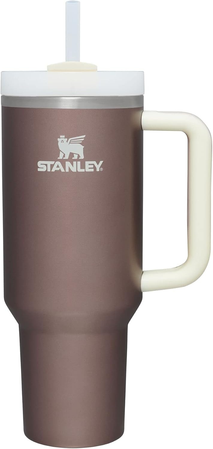 image:imageSTANLEY Halloween Quencher H20 Flow State Tumbler 20 oz Black MagicRose Quartz Glow