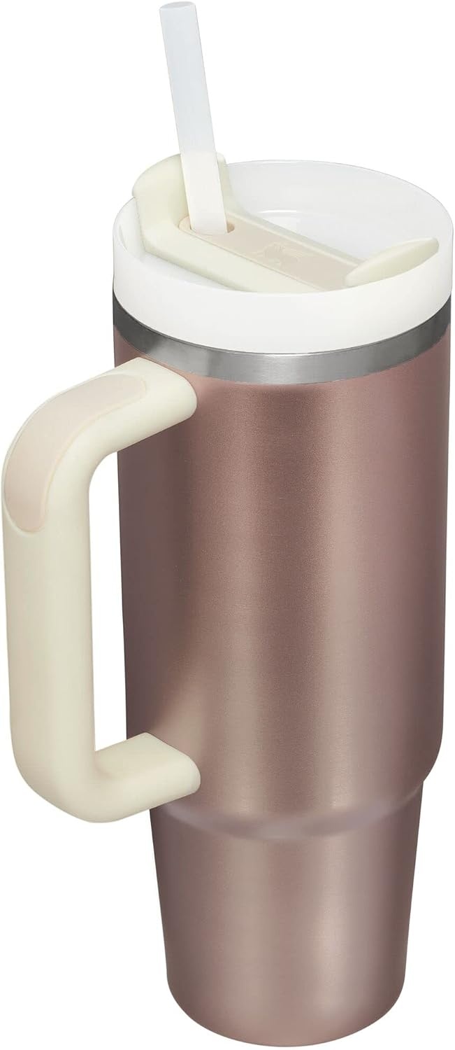 image:imageSTANLEY Halloween Quencher H20 Flow State Tumbler 20 oz Black MagicRose Quartz Glow