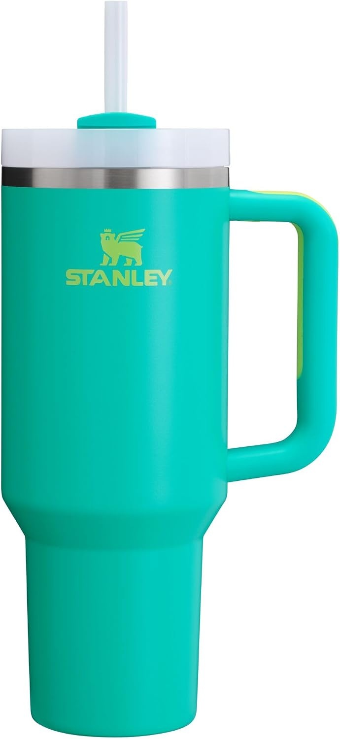 image:imageSTANLEY Halloween Quencher H20 Flow State Tumbler 20 oz Black MagicTropical Teal