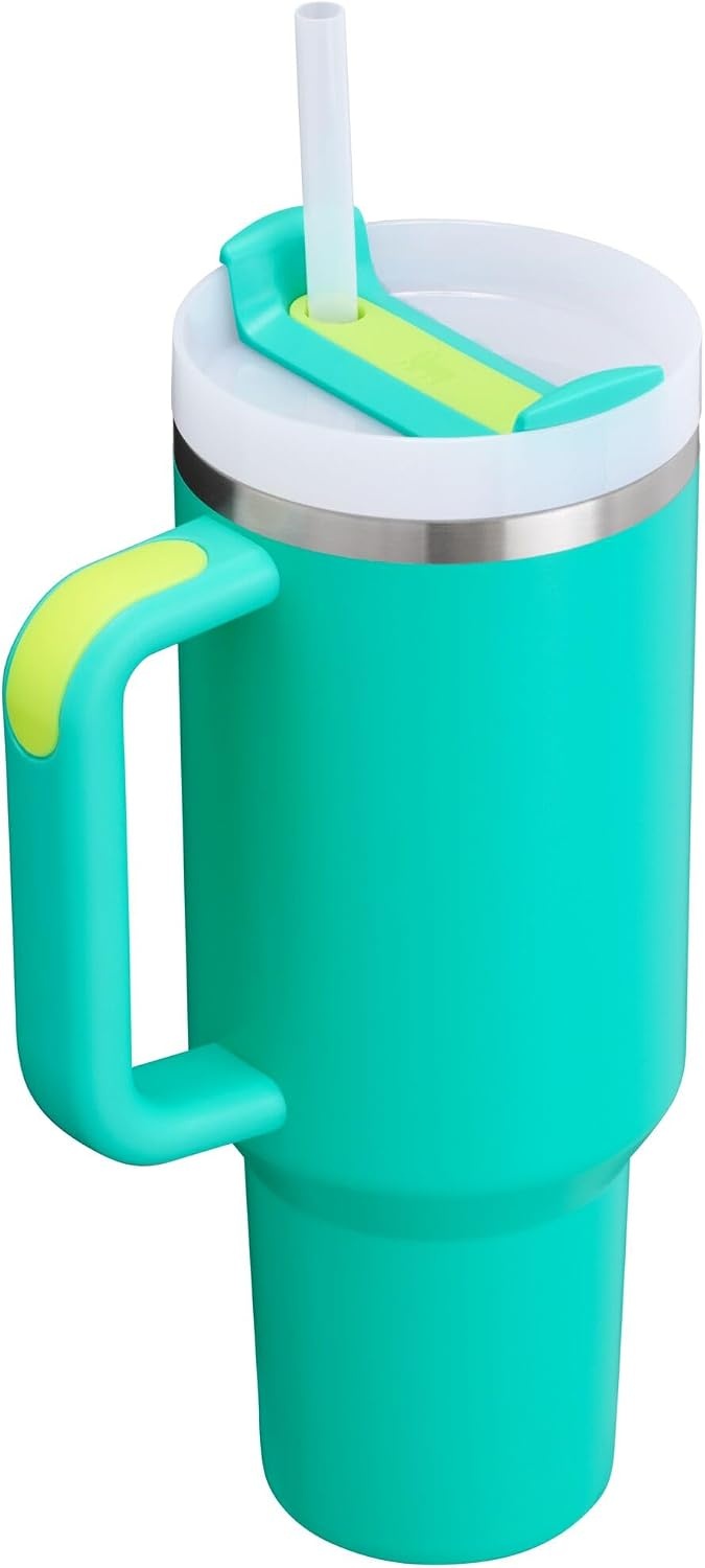 image:imageSTANLEY Halloween Quencher H20 Flow State Tumbler 20 oz Black MagicTropical Teal