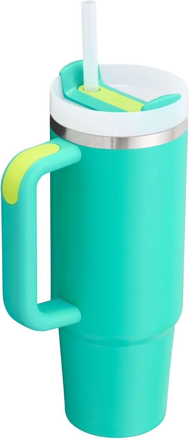image:imageSTANLEY Halloween Quencher H20 Flow State Tumbler 20 oz Black MagicTropical Teal