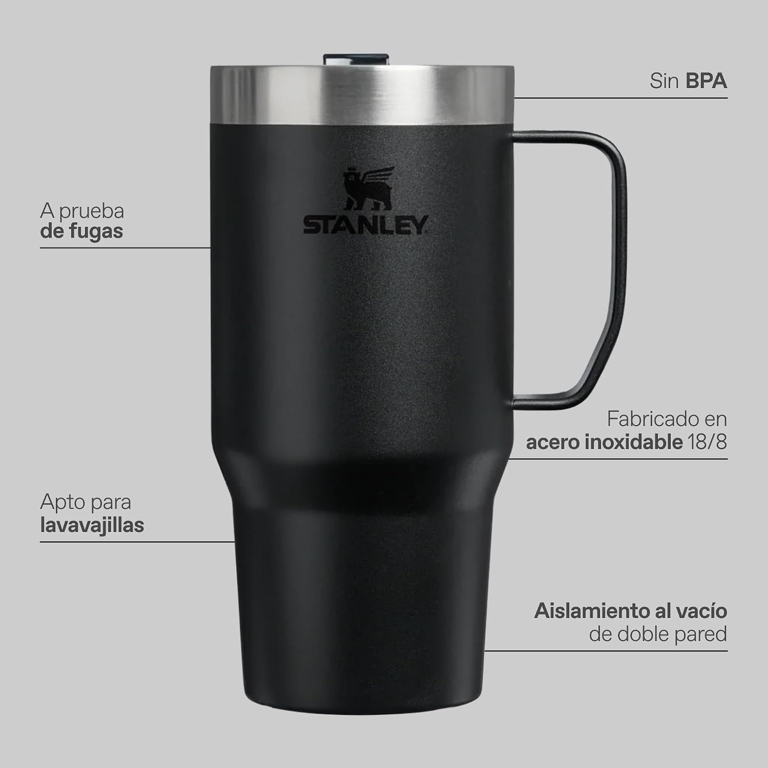 image:imageSTANLEY The Everyday Suburban Mug 24oz071L Moonlight SpiralRose Quartz