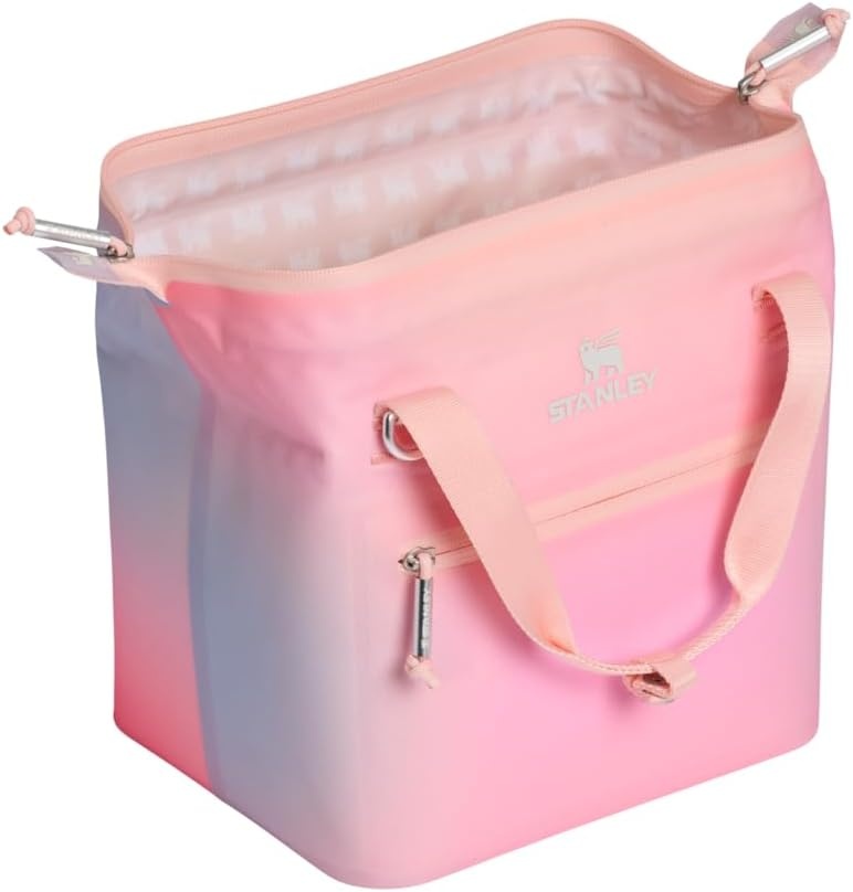 image:imageStanley All Day Julienne Soft Cooler Bag and Lunch Box Insulated Travel Bag with Zipper BPAFreeSunset Spiral