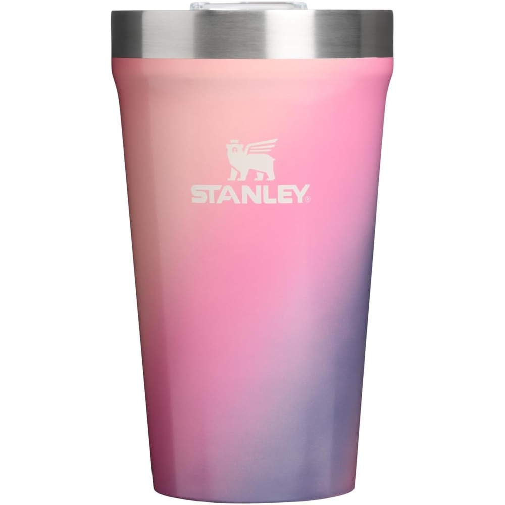 image:imageSTANLEY Everyday Tumbler with Lid 16 oz Marigold Papel PicadoSunset Spiral