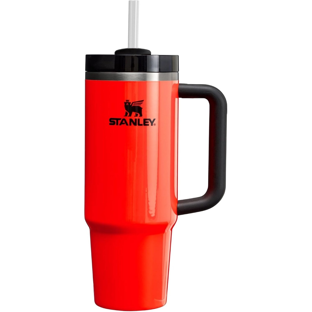 image:imageSTANLEY Halloween Quencher H20 Flow State Tumbler 20 oz Black MagicNeon Orange