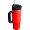 STANLEY Halloween Quencher H2.0 Flow State Tumbler, 20 oz, Black Magic(Neon Orange)