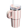STANLEY Halloween Quencher H2.0 Flow State Tumbler, 20 oz, Black Magic(Peach Whip Cabana Gloss)