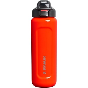 STANLEY Wellspring Bottle, 24 oz, Hammertone Green(Blaze Orange)