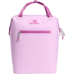 Stanley All Day Madeleine Backpack Soft Cooler 20 Can Cooler with Handle and Shoulder Straps Insulated Travel Bag with Zipper BPA-Free(Soft Orchid)